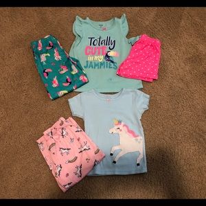 Carter’s 2 Sets of Pajamas 3T